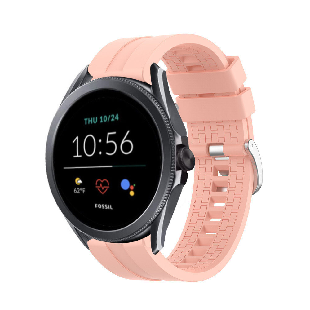 Strap-it® Strap-it Fossil Gen 5e 44mm 'Extreme' Silikonarmband (Rosa)