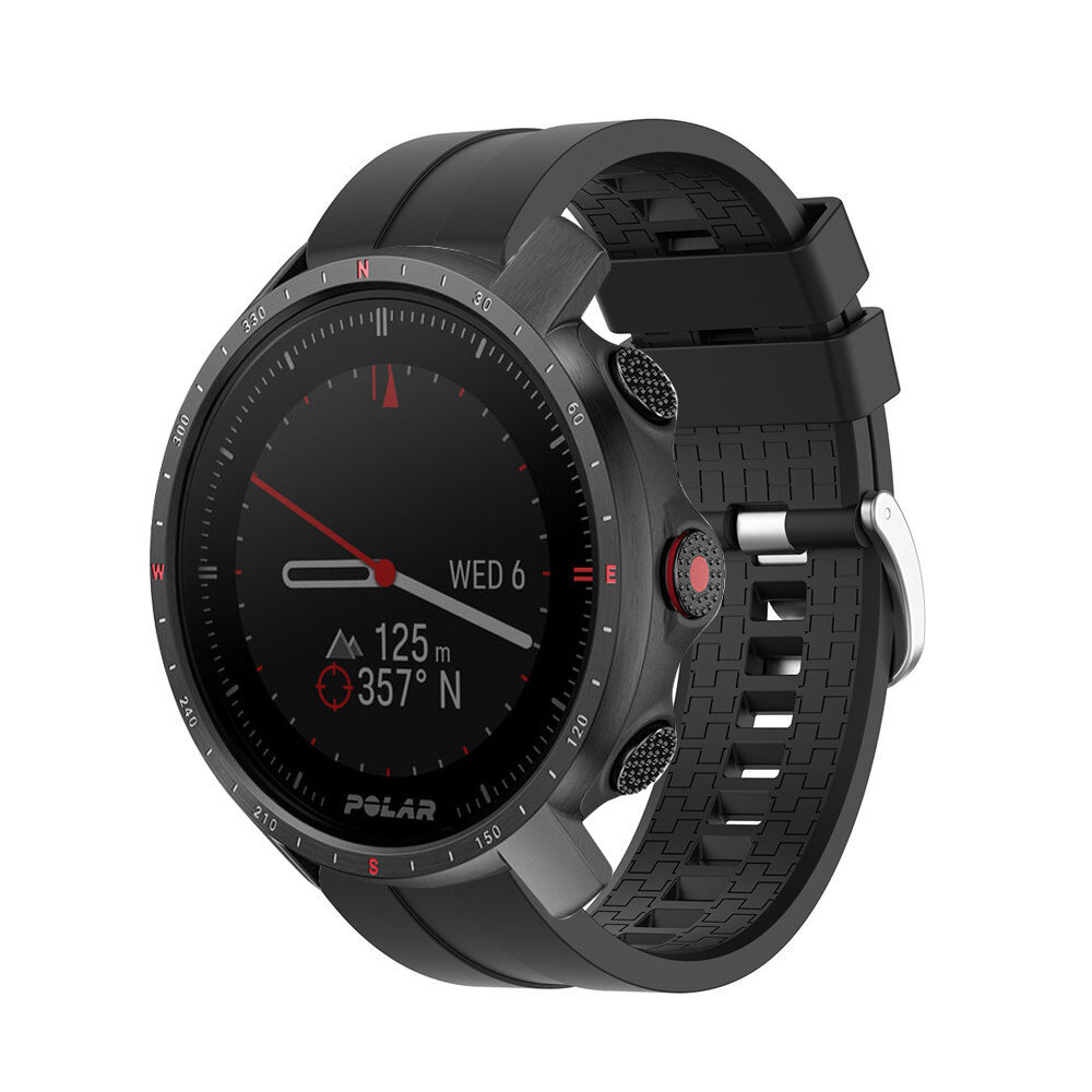 Strap-it® Strap-it Polar Grit X Pro 'Extreme' Silikonarmband (Schwarz)
