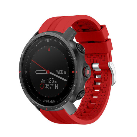 Strap-it® Strap-it Polar Grit X Pro 'Extreme' Silikonarmband (Rot)