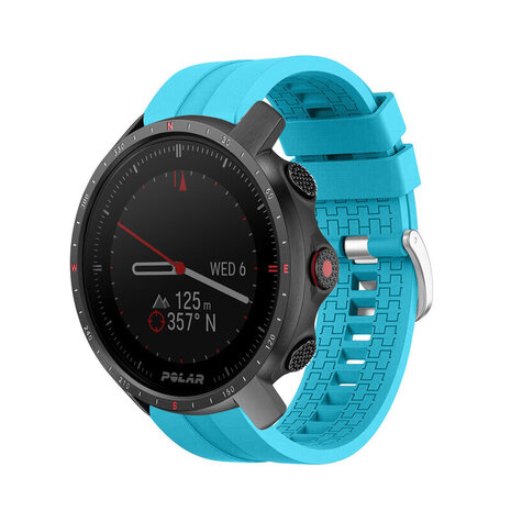 Strap-it® Strap-it Polar Grit X Pro 'Extreme' Silikonarmband (Hellblau)