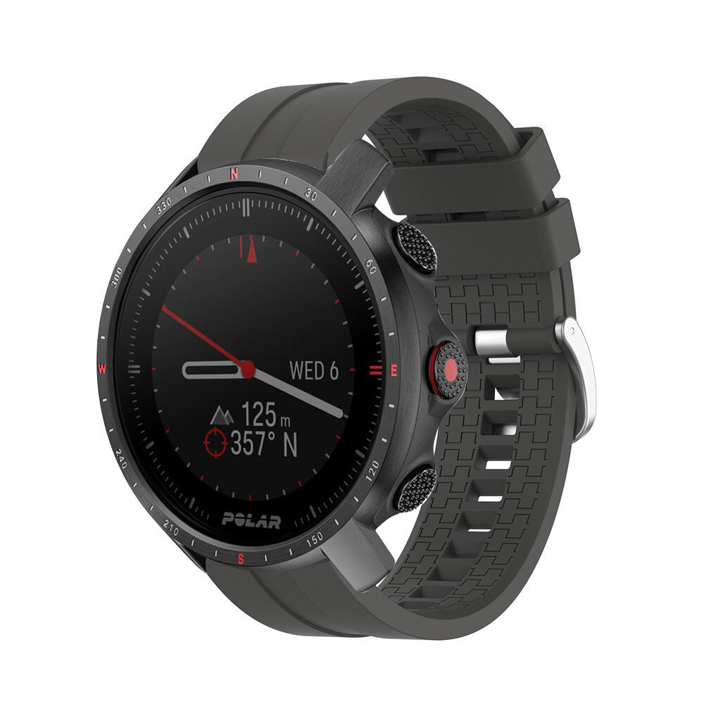 Strap-it® Strap-it Polar Grit X Pro 'Extreme' Silikonarmband (Dunkelgrau)