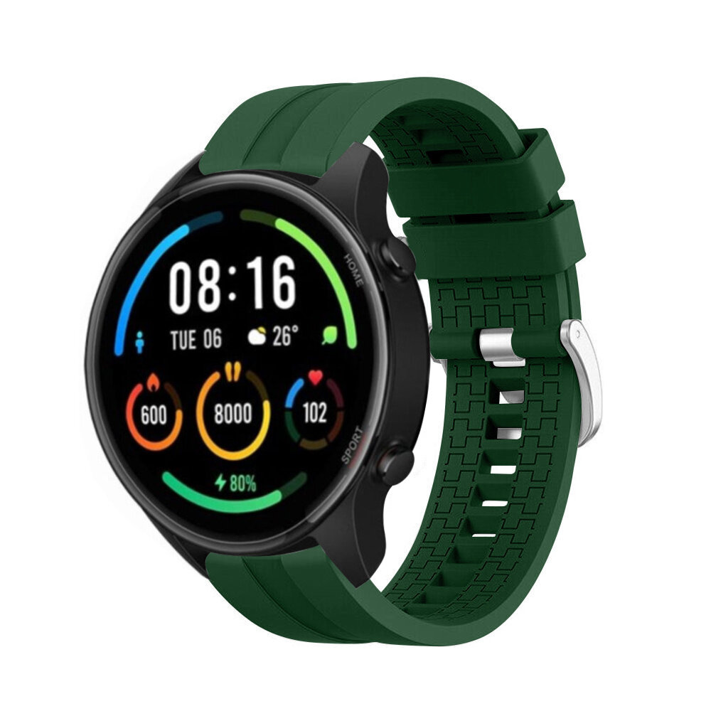 Strap-it® Strap-it Xiaomi Mi Watch 'Extreme' Silikonarmband (Armeegrün)
