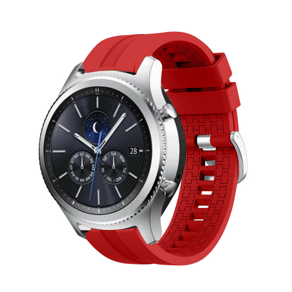 Strap-it® Strap-it Samsung Gear S3 'Extreme' Silikonarmband (Rot)