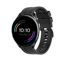 Strap-it® OnePlus Watch 'Extreme' Silikonarmband (Schwarz) Strap-it® OnePlus Watch 'Extreme' Silikonarmband (Schwarz)