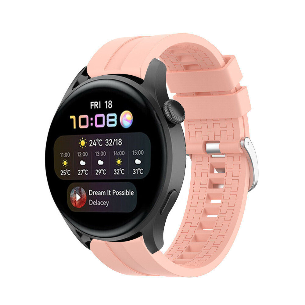 Strap-it® Strap-it Huawei Watch 3 (Pro) 'Extreme' Silikonarmband (Rosa)