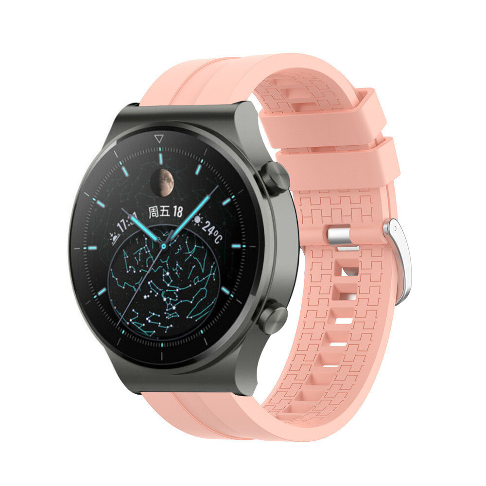 Strap-it® Strap-it Huawei Watch GT 2 Pro 'Extreme' Silikonarmband (Rosa)