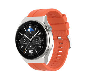 Strap-it® Huawei Watch GT 3 Pro 46mm 'Extreme' Silikonarmband (Orange) Strap-it® Huawei Watch GT 3 Pro 46mm 'Extreme' Silikonarmband (Orange)