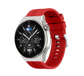 Strap-it® Huawei Watch GT 3 Pro 46mm 'Extreme' Silikonarmband (Rot) Strap-it® Huawei Watch GT 3 Pro 46mm 'Extreme' Silikonarmband (Rot)