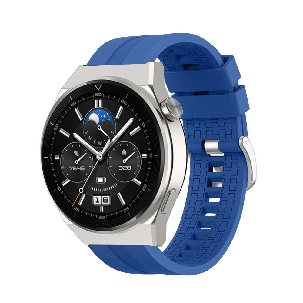 Strap-it® Strap-it Huawei Watch GT 3 Pro 46mm 'Extreme' Silikonarmband (Blau)