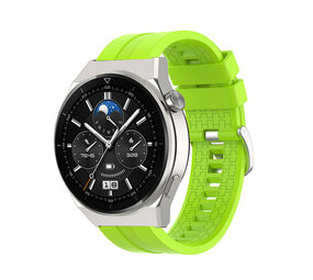 Strap-it® Huawei Watch GT 3 Pro 46mm 'Extreme' Silikonarmband (Lime) Strap-it® Huawei Watch GT 3 Pro 46mm 'Extreme' Silikonarmband (Lime)