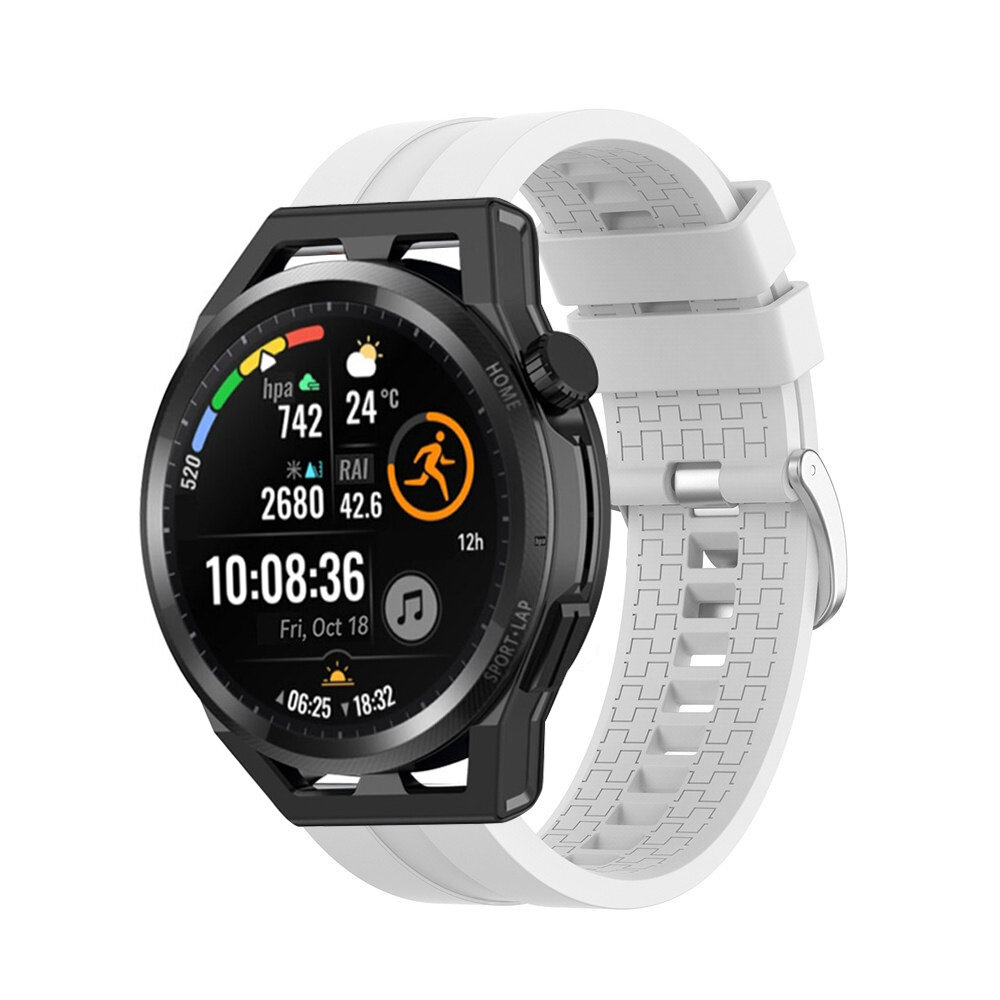 Strap-it® Strap-it Huawei Watch GT Runner 'Extreme' Silikonarmband (Weiß)