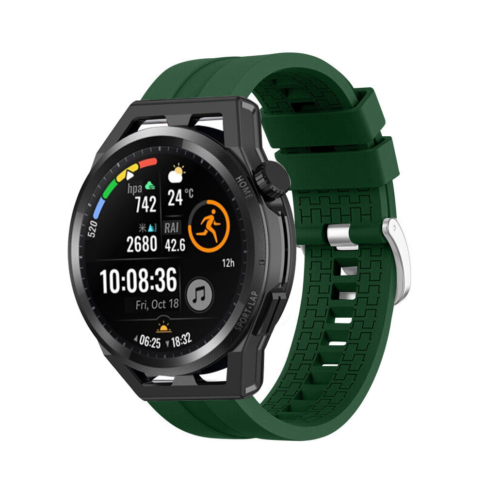 Strap-it® Strap-it Huawei Watch GT Runner 'Extreme' Silikonarmband (Armeegrün)