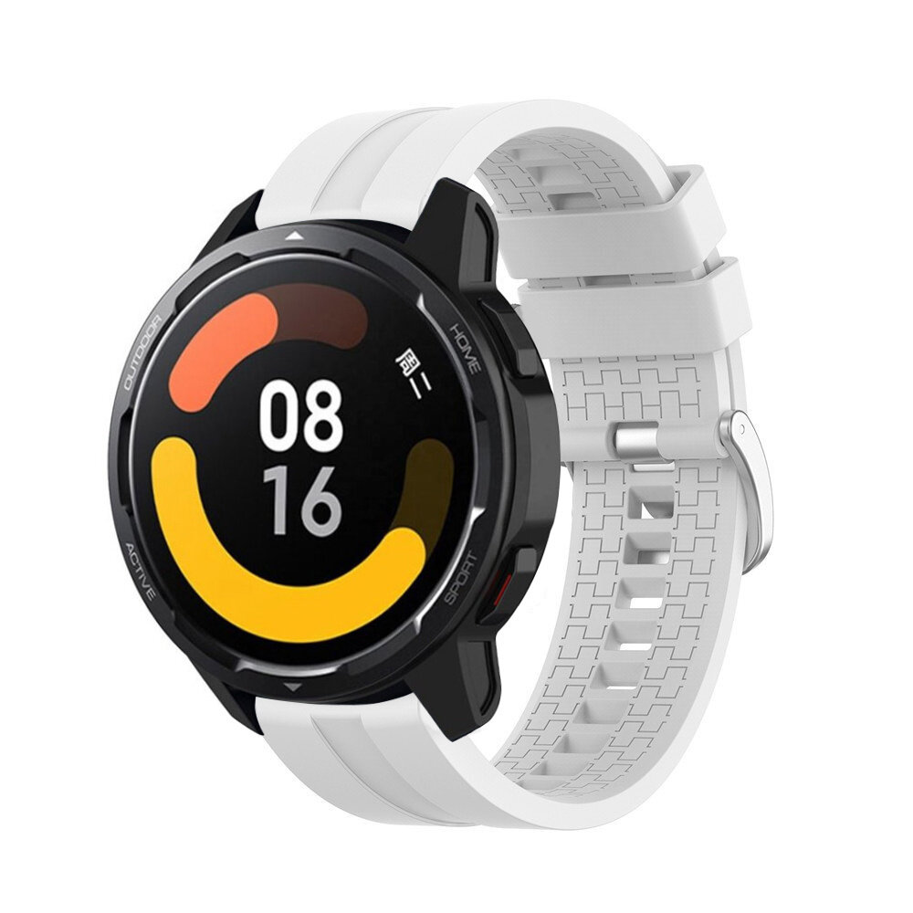 Strap-it® Strap-it Xiaomi Watch S1 'Extreme' Silikonarmband (Weiß)
