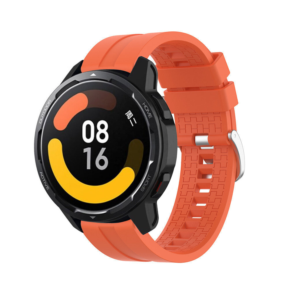 Strap-it® Strap-it Xiaomi Watch S1 'Extreme' Silikonarmband (Orange)
