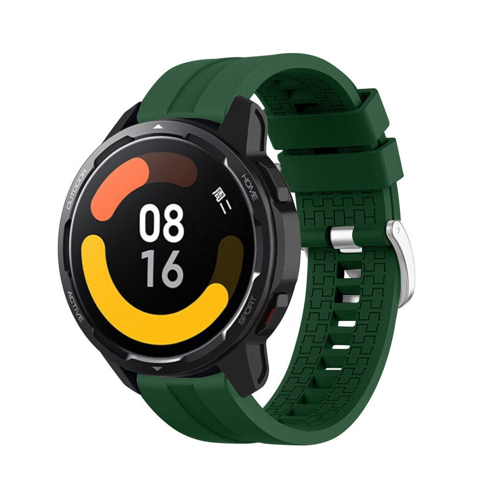 Strap-it® Strap-it Xiaomi Watch S1 'Extreme' Silikonarmband (Armeegrün)