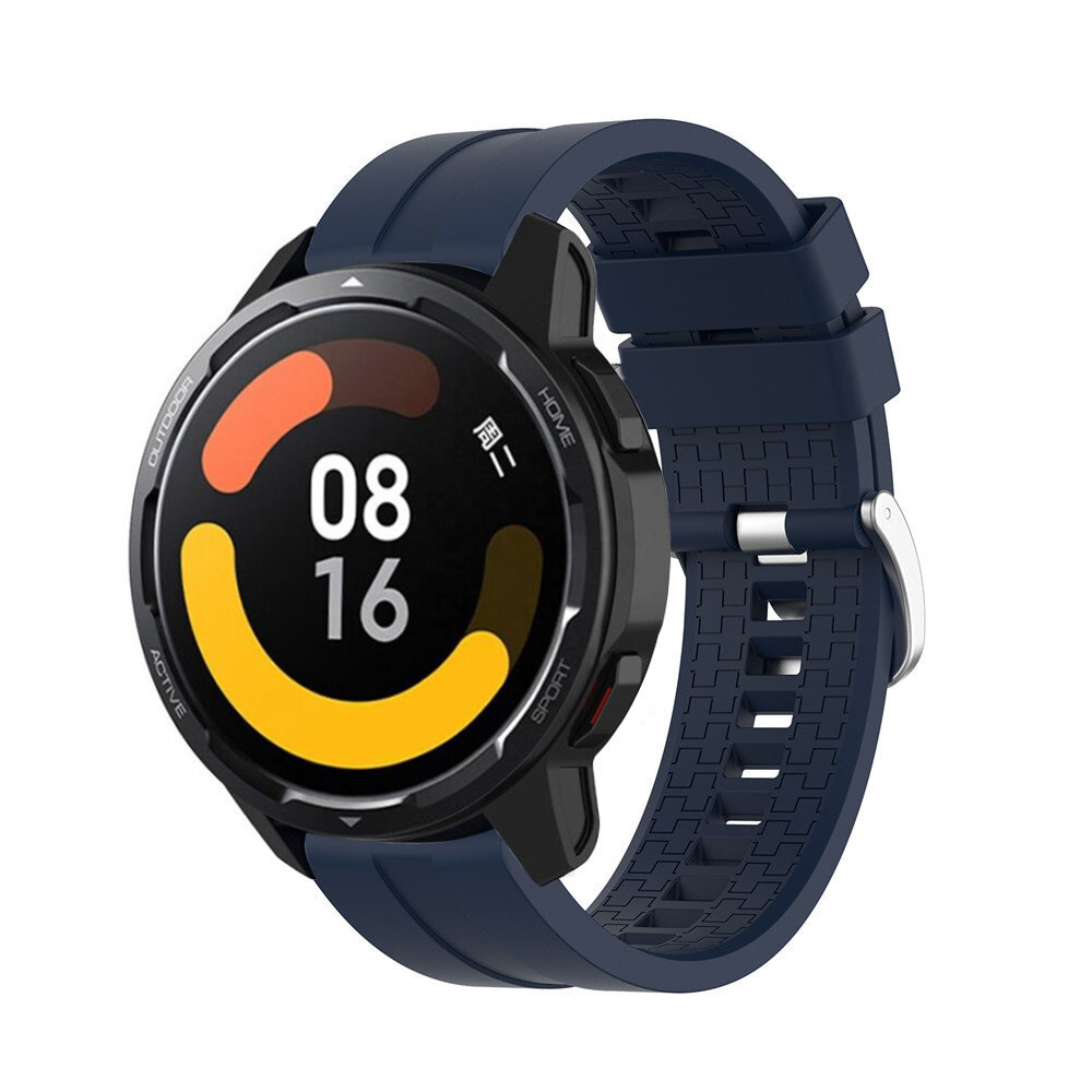 Strap-it® Strap-it Xiaomi Watch S1 'Extreme' Silikonarmband (Dunkelblau)