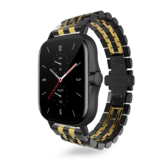 Strap-it® Xiaomi Amazfit GTS Duo Stahlgliederband (Schwarz/Gold) Strap-it® Xiaomi Amazfit GTS Duo Stahlgliederband (Schwarz/Gold)