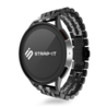 Strap-it© Strap-it Amazfit GTR 2 Duo Gliederarmband (Schwarz/Silber) Strap-it© Strap-it Amazfit GTR 2 Duo Gliederarmband (Schwarz/Silber)