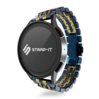 Strap-it© Strap-it Polar Grit X Duo Gliederarmband (Blau/Gold)