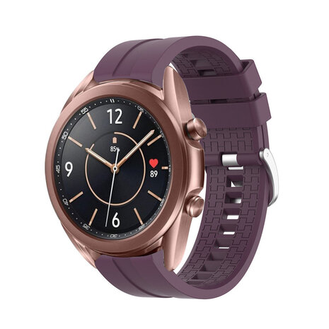 Strap-it® Strap-it Samsung Galaxy Watch 3 41mm 'Extreme' Silikonarmband (Violet)