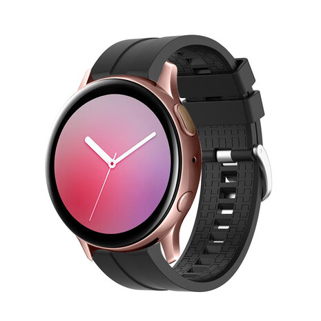 Strap-it® Strap-it Samsung Galaxy Watch Active 'Extreme' Silikonarmband (Schwarz)