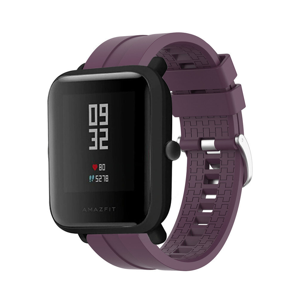 Strap-it® Strap-it Xiaomi Amazfit Bip 'Extreme' Silikonarmband (Violet)