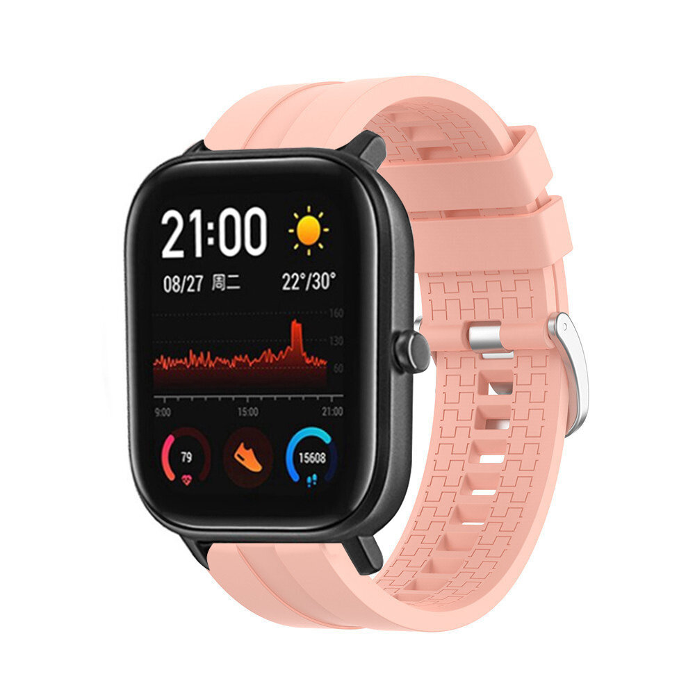 Strap-it® Strap-it Xiaomi Amazfit GTS 'Extreme' Silikonarmband (Rosa)