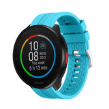 Strap-it® Polar Pacer 'Extreme' Silikonarmband (Hellblau)