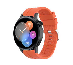 Strap-it® Huawei Watch GT 3 42mm 'Extreme' Silikonarmband (Orange) Strap-it® Huawei Watch GT 3 42mm 'Extreme' Silikonarmband (Orange)