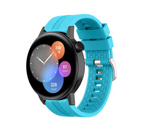 Strap-it® Huawei Watch GT 3 42mm 'Extreme' Silikonarmband (Hellblau) Strap-it® Huawei Watch GT 3 42mm 'Extreme' Silikonarmband (Hellblau)