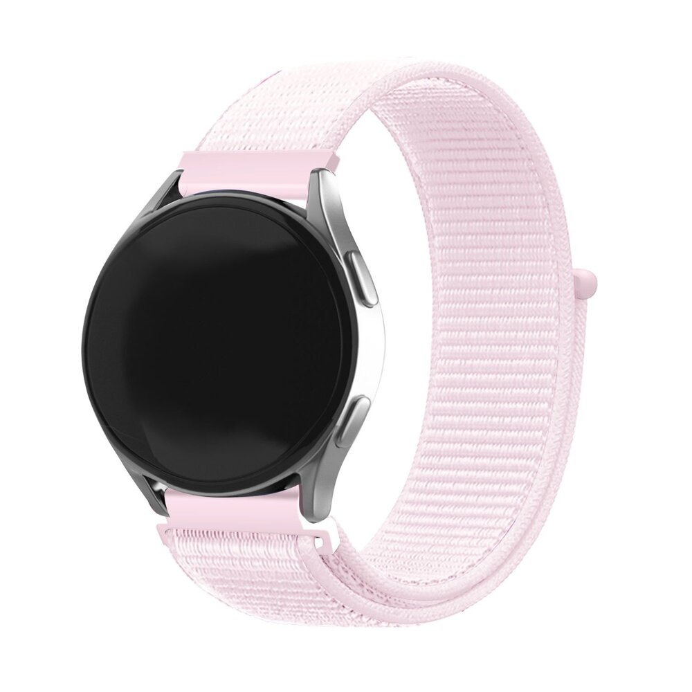 Strap-it® Strap-it Samsung Galaxy Watch 4 44mm Nylonarmband (Hellrosa)