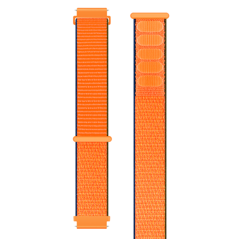 Strap-it® Strap-it Samsung Galaxy Watch 4 Classic 42mm Nylonarmband (Kumquat) Strap-it® Strap-it Samsung Galaxy Watch 4 Classic 42mm Nylonarmband (Kumquat)