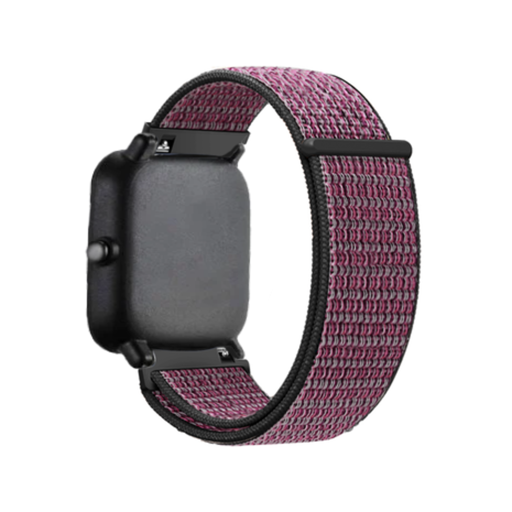 Strap-it® Strap-it Xiaomi Amazfit Bip Nylonarmband (True Berry)
