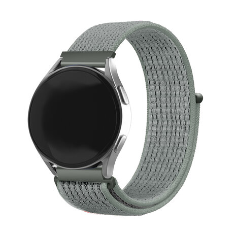 Strap-it® Strap-it OnePlus Watch Nylonarmband (Grau-Grün) Strap-it® Strap-it OnePlus Watch Nylonarmband (Grau-Grün)