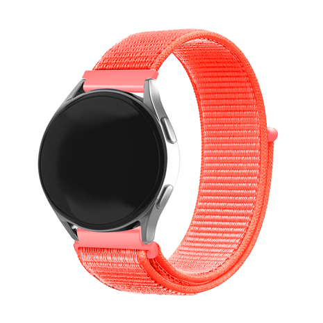 Strap-it® Strap-it OnePlus Watch Nylonarmband (Orange/Rot)