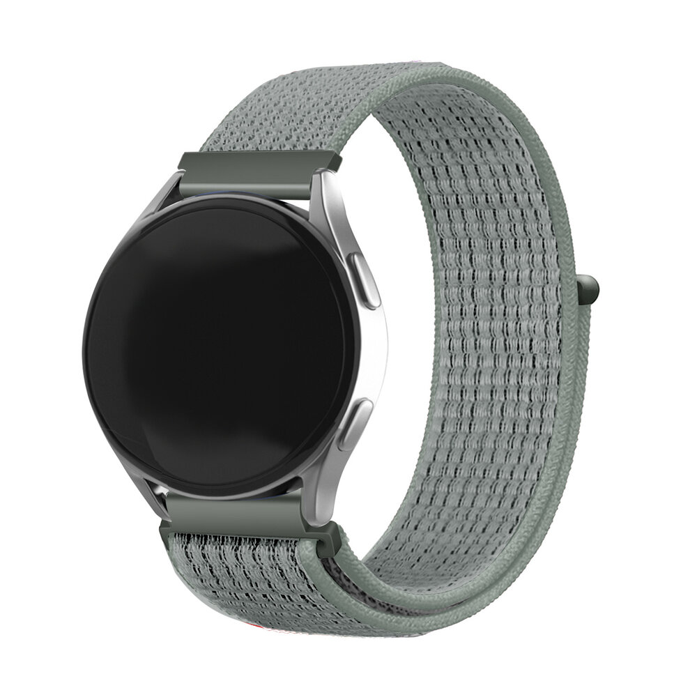 Strap-it® Strap-it Xiaomi Mi Watch Nylonarmband (Grau-Grün)