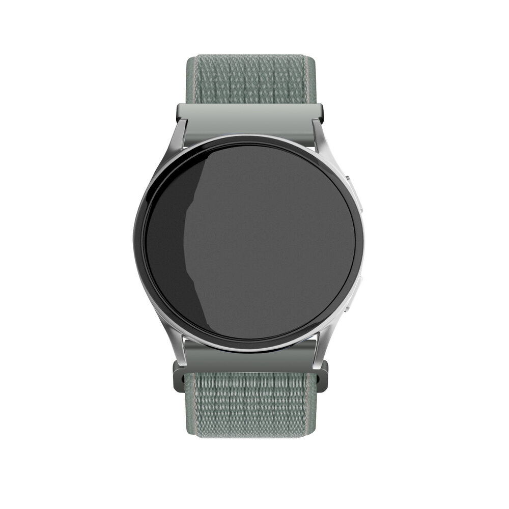 Strap-it® Strap-it Xiaomi Mi Watch Nylonarmband (Grau-Grün)