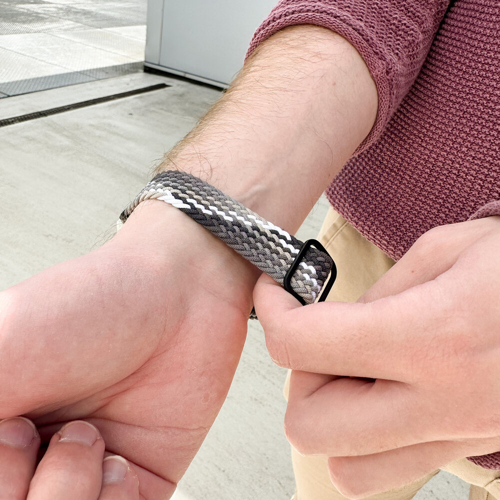 Strap-it® Strap-it Amazfit GTS 3 verstellbares gewebtes Nylonarmband (Mandala Schwarz) Strap-it® Strap-it Amazfit GTS 3 verstellbares gewebtes Nylonarmband (Mandala Schwarz)