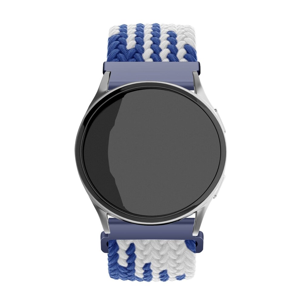Strap-it® Strap-it Polar Pacer verstellbares gewebtes Nylonarmband (Blau/Weiß) Strap-it® Strap-it Polar Pacer verstellbares gewebtes Nylonarmband (Blau/Weiß)