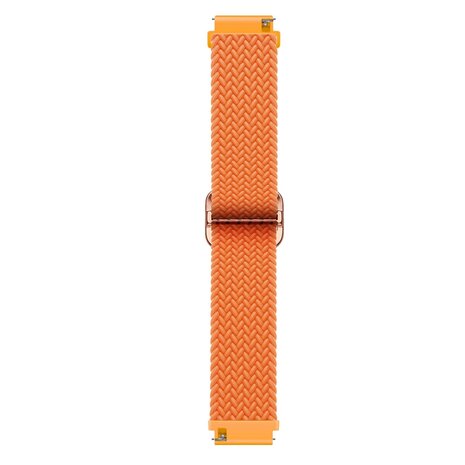 Strap-it® Strap-it Samsung Galaxy Watch 5 44mm verstellbares gewebtes Nylonarmband (Orange) Strap-it® Strap-it Samsung Galaxy Watch 5 44mm verstellbares gewebtes Nylonarmband (Orange)