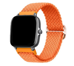 Strap-it® Xiaomi Amazfit Bip verstellbares gewebtes Nylonarmband (Orange) Strap-it® Xiaomi Amazfit Bip verstellbares gewebtes Nylonarmband (Orange)