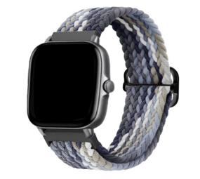 Strap-it® Xiaomi Amazfit Bip verstellbares gewebtes Nylonarmband (Mandala Schwarz) Strap-it® Xiaomi Amazfit Bip verstellbares gewebtes Nylonarmband (Mandala Schwarz)