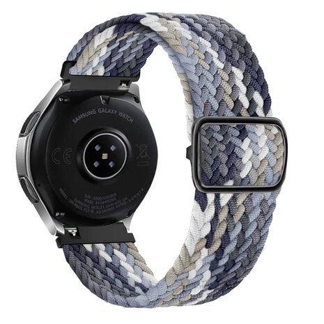 Strap-it® Strap-it Polar Grit X verstellbares gewebtes Nylonarmband (Mandala Schwarz)