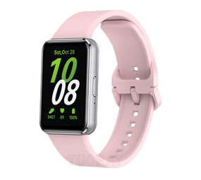 Strap-it® Samsung Galaxy Fit 3 Silikonarmband (Rosa) Strap-it® Samsung Galaxy Fit 3 Silikonarmband (Rosa)