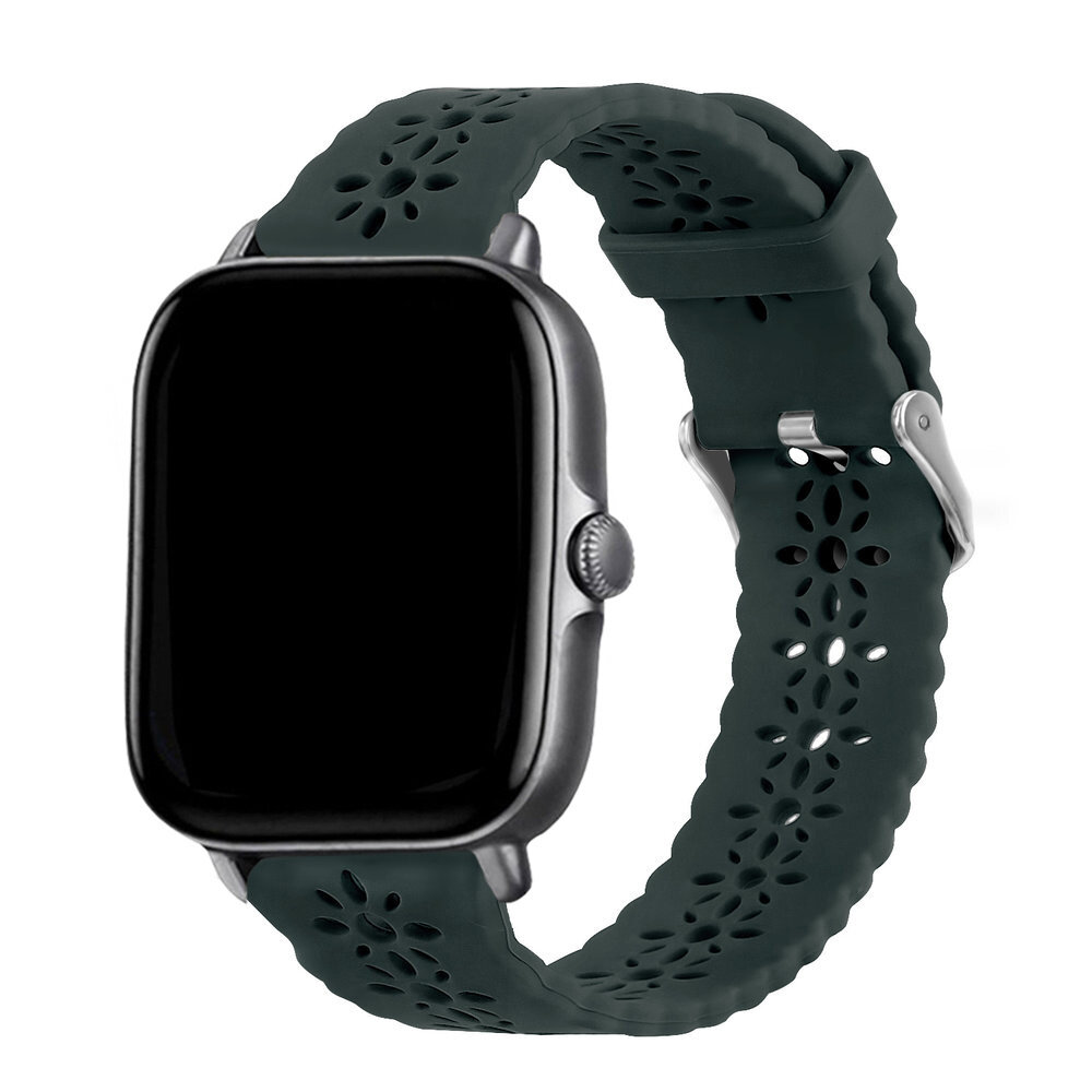 Strap-it® Strap-it Amazfit GTS 2 Silikonarmband mit Muster (Kieferngrün) Strap-it® Strap-it Amazfit GTS 2 Silikonarmband mit Muster (Kieferngrün)