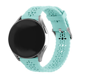 Strap-it® Huawei Watch GT 3 42mm Silikonarmband mit Muster (Blue Sea Green) Strap-it® Huawei Watch GT 3 42mm Silikonarmband mit Muster (Blue Sea Green)