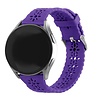 Strap-it® Strap-it Huawei Watch GT 3 Pro 43mm Silikonarmband mit Muster (Dunkelviolet) Strap-it® Strap-it Huawei Watch GT 3 Pro 43mm Silikonarmband mit Muster (Dunkelviolet)