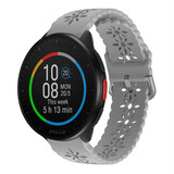 Strap-it® Polar Pacer Silikonarmband mit Muster (Grau)