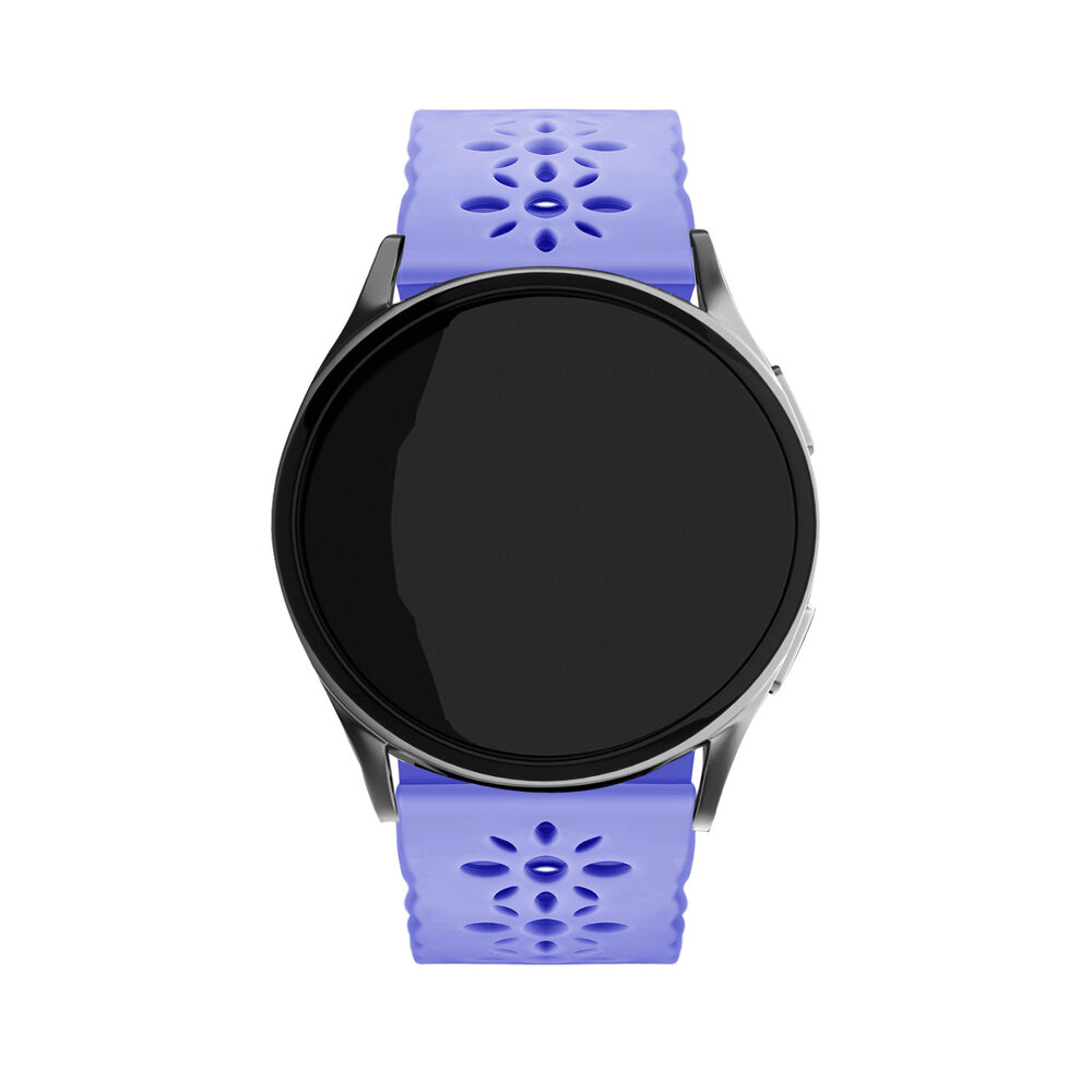 Strap-it® Strap-it Samsung Galaxy Watch 5 Pro Silikonarmband mit Muster (Lila) Strap-it® Strap-it Samsung Galaxy Watch 5 Pro Silikonarmband mit Muster (Lila)