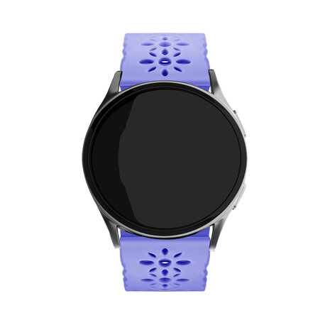 Strap-it® Strap-it Samsung Galaxy Watch 5 Pro Silikonarmband mit Muster (Lila) Strap-it® Strap-it Samsung Galaxy Watch 5 Pro Silikonarmband mit Muster (Lila)